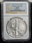 2013 W American silver Eagle Early Releases NGC MS 69 1 oz .999
