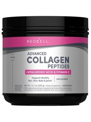 Advanced Collagen Peptides | 13.7 Oz | Unflavored |  with Vitamin C | by NeoCell