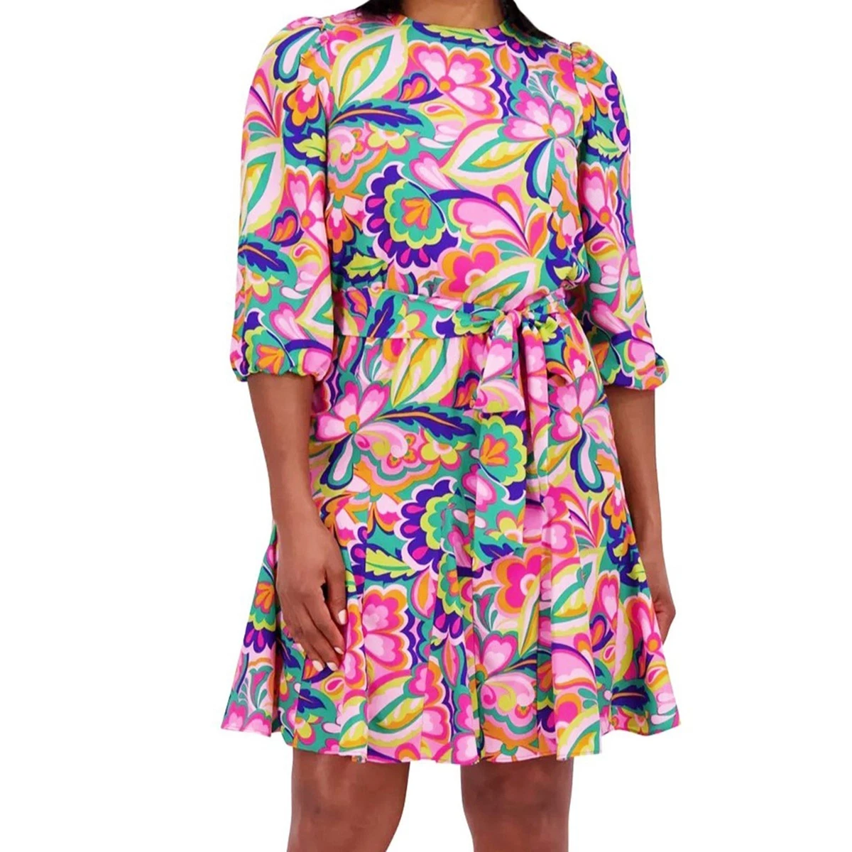 jessica howard short sleeve floral fit flare dress Jessica Howard Womens Dress,PERI Multi, 8 at Amazon Women's Clothing store