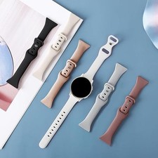 Slim Silicone Watch Bands Compatible with Garmin Vivoactive 6/ Vivoactive 5/V...