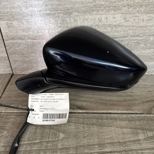 🇺🇸 2020 - 2024 Mazda CX-30 Drivers LH Left Side Rear View Mirror Blue W/Turn