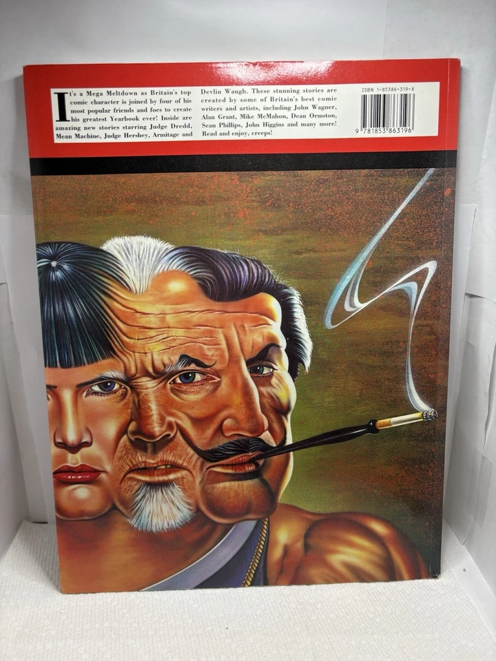 Judge Dredd Yearbook (1st Ed. 1994 Softcover) stories by Grant/Bishop/Wagner etc Foto 2 de 3