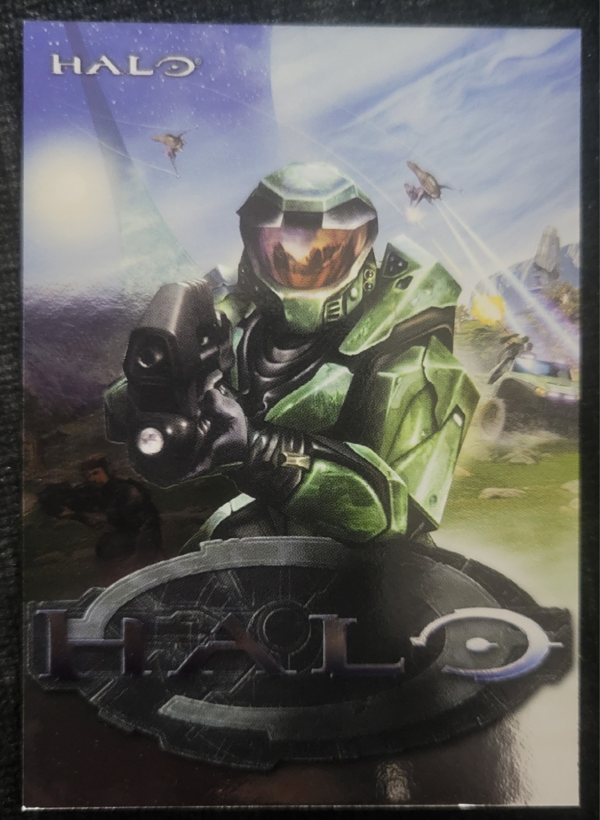 Topps 2007 Halo Master Chief Foil! 1 Of 10 Cover Of Original Game! Mint Cond!