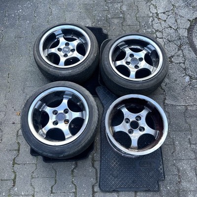 BCW STEFFAN MAXX Cup 8x14 9x14 4x100 Chrom Lupo Arosa Golf I II Jetta Renault 5