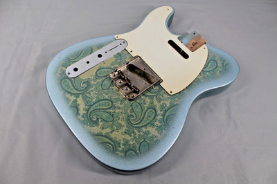 Mjt Offiziell Eigener Vintage Nitro Gitarre Körper Marke Jenny Schaltwerk