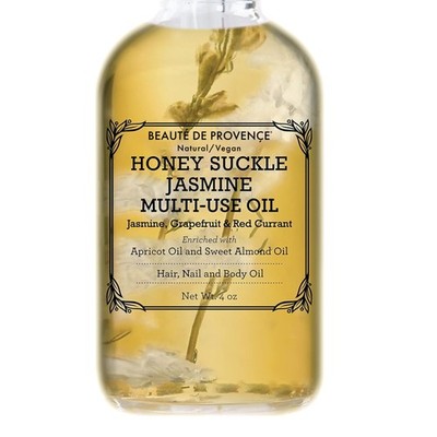 Multi-Use Face Body Hair Oil with Apricot Coconut Oil Vitamin E 4 Fl Oz