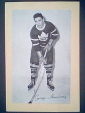 GEORGE ARMSTRONG (TORONTO MAPLE LEAFS)  '44-63 BEEHIVE GROUP ll PHOTO