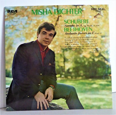 Misha Dichter SCHUBERT Sonata D.959 BEETHOVEN Andante Favori Vinyl Record SEALED