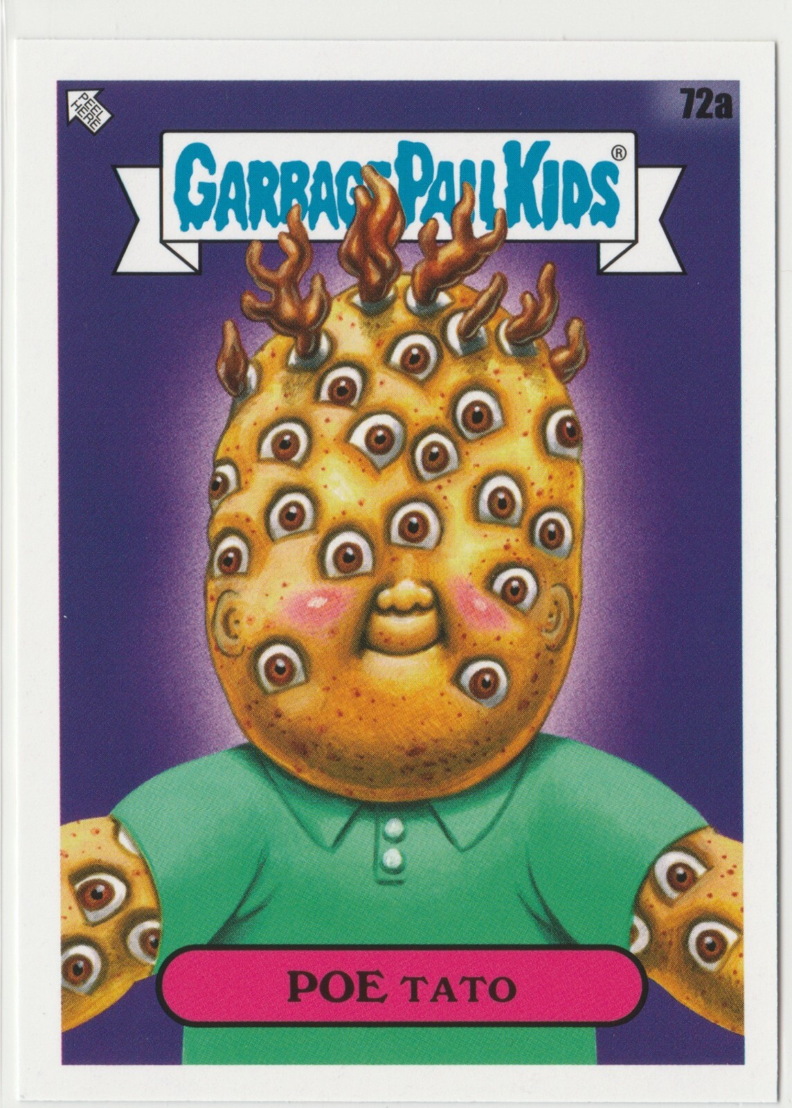 Poe Tato #72a Garbage Pail Kids GPK 2021 Food Fight Trading Card