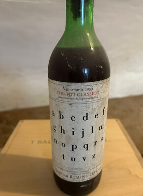 Horst Antes, Künstleretikett, Podere Sicellino, Chianti Classico Vendemmia 1980
