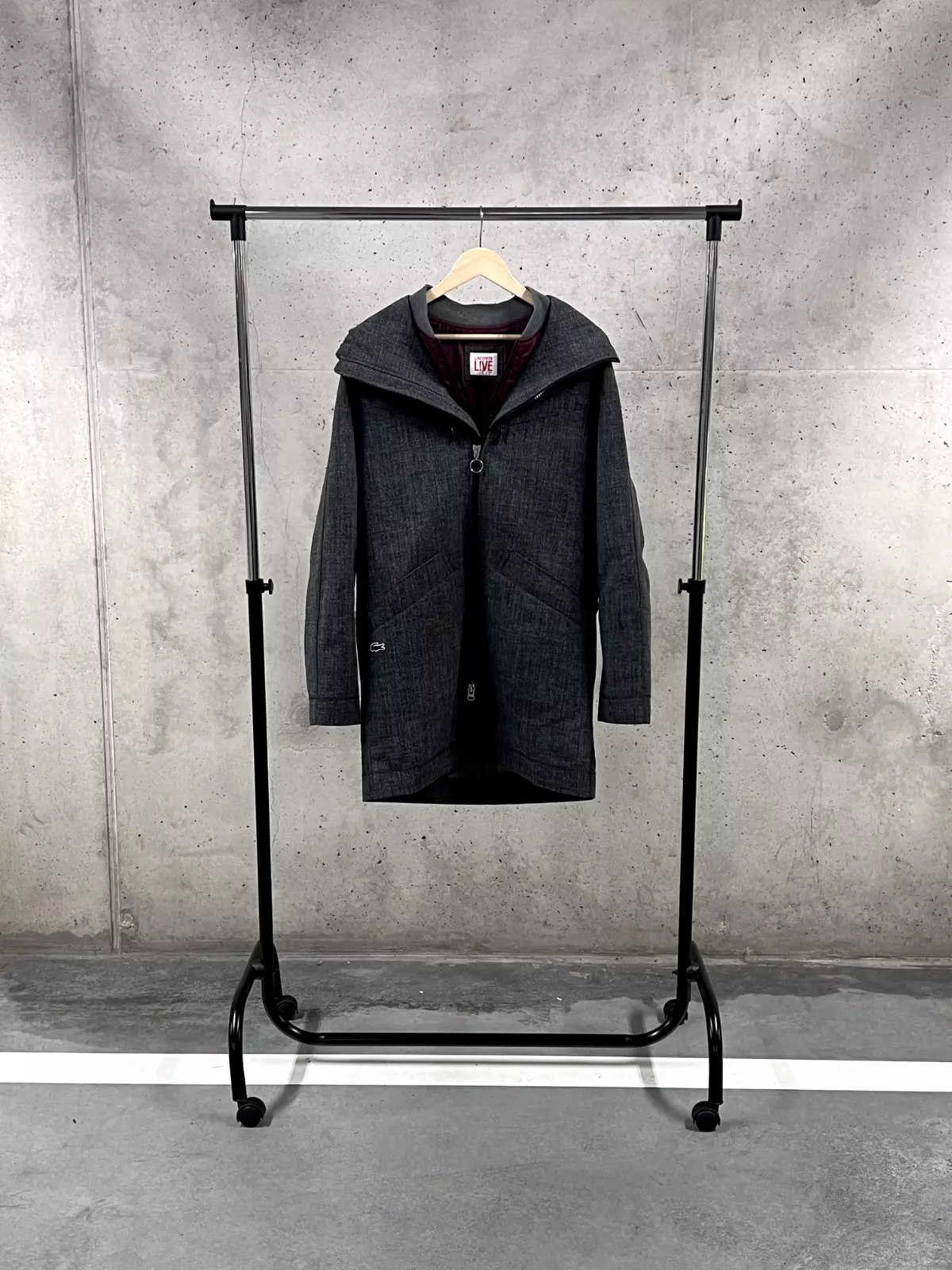 Lacoste Live 2v1 Trench coat parka bomber taille 50