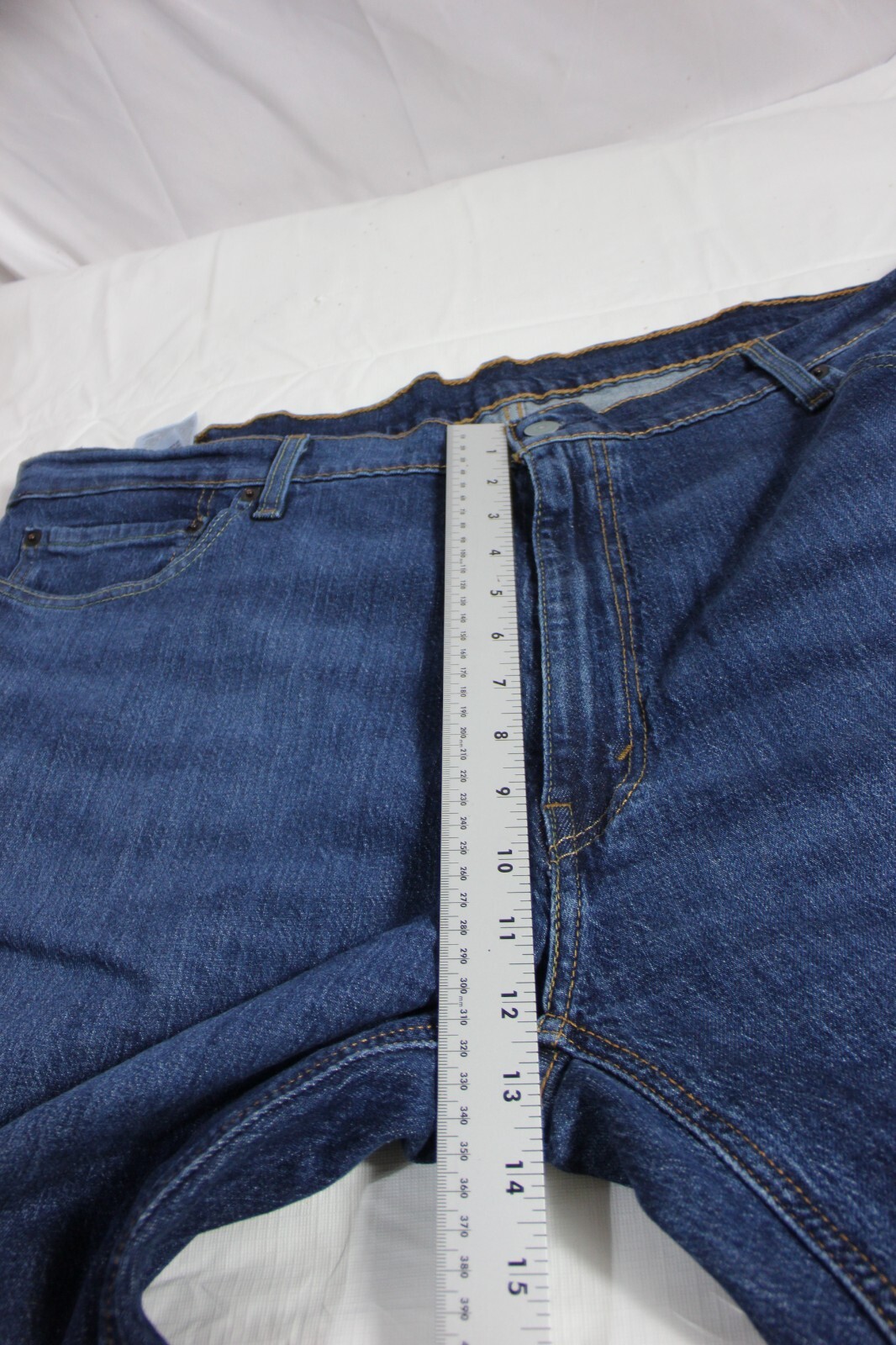 Levis 541 Jeans Mens 42X30 Blue Athletic Tapered Straight Stretch Dark Denim thumbnail 7