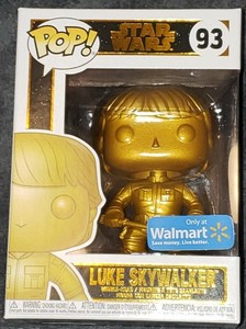 gold luke skywalker funko