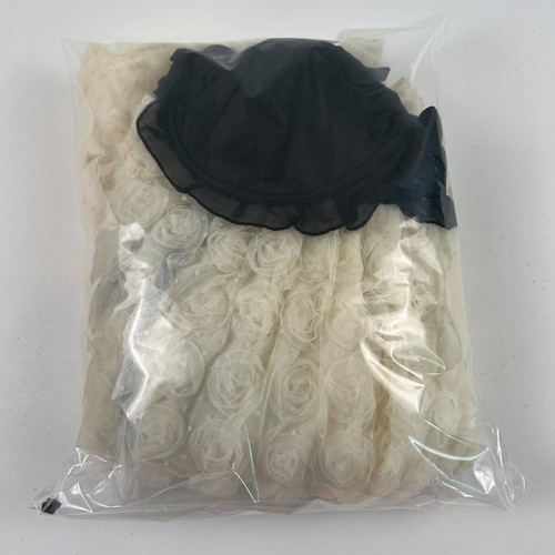 FOR LOVE & LEMON'S Victoria's Secret Poppy Mini Party Dress Black &Ivory XL NWT - Picture 14 of 14