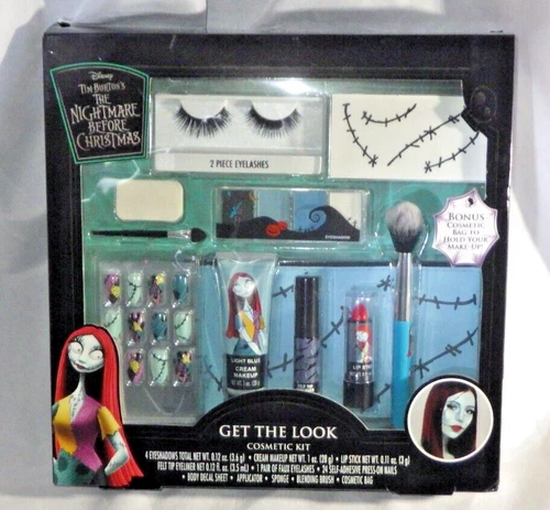 Disney Nightmare Before Christmas SALLY Cosmetic Make-up Kit Adult Cosplay NEW