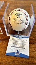 Shane Bieber Autograph Signed 2019 MLB All Star Game MVP Ball Beckett COA