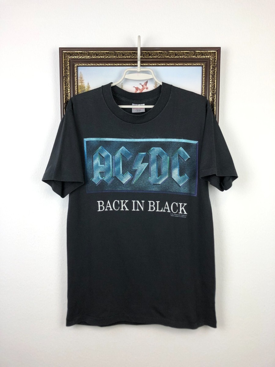 90s FUCT AC/DC ヴィンテージTシャツ Vintage 90's ACDC AC/DC 1991 World Tour Back in Black Shirt Tee
