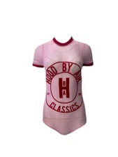 HBA Women's Pink Body Suit #1001 XS NWT