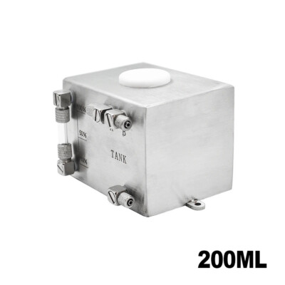 200ml Mini Hydraulische Metall Kraftstoff Tank Mit Öl Menge Display Für Benzin