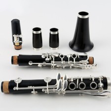 Clarinet Wood ebony clarinet Tube 17 Keys Falling Tune B Solid wood Clarinet