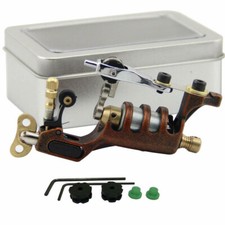 Rotary Tattoo Machine Alloy Beginner Motor Gun Lightweight Liner Shader Brown