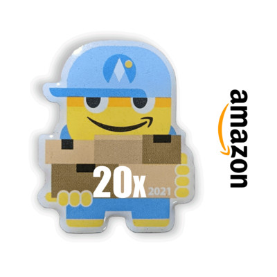20x Amazon Peccy 2021 Peak Delivery 8-Bit Pin (Sealed / New) USA Free Shipping