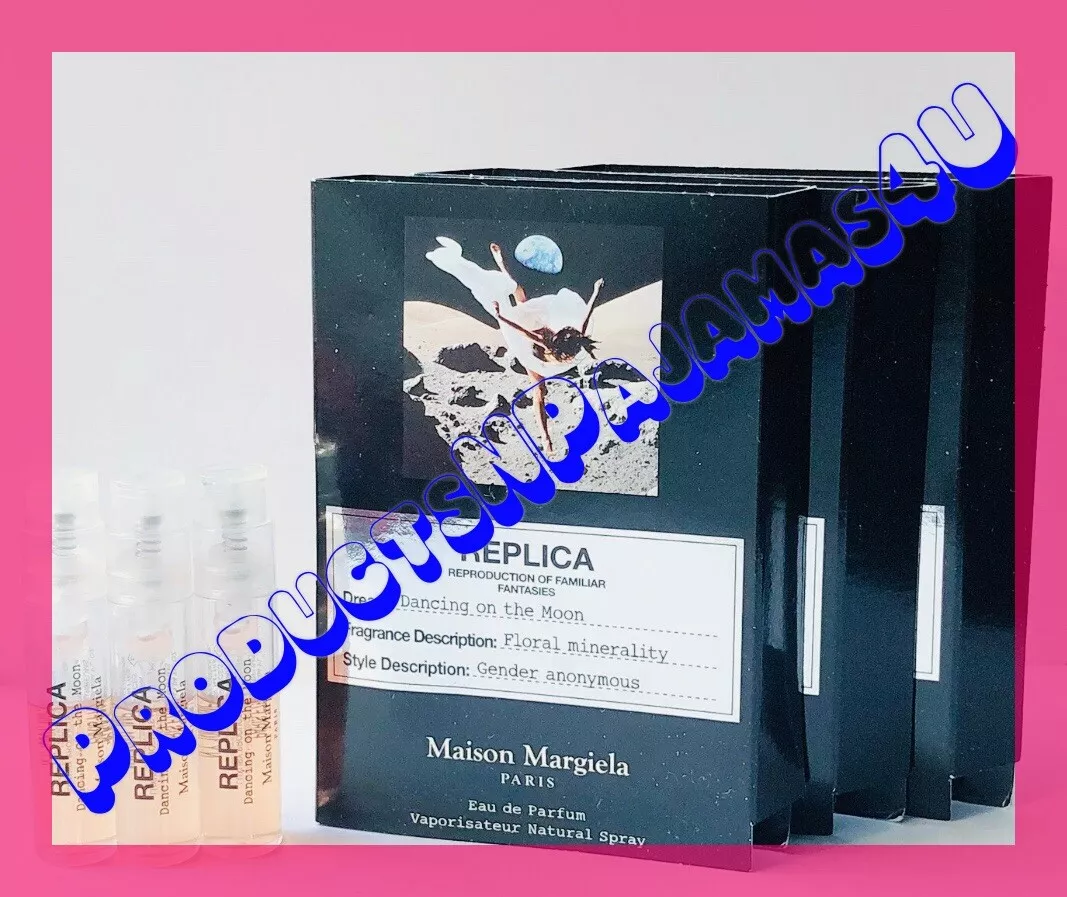 LOT of 3~ Maison Margiela REPLICA DANCING ON THE MOON EDP 0.oz CARDED  SAMPLE