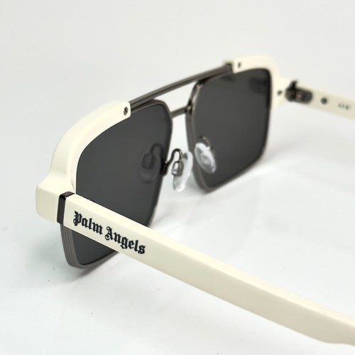 PALM ANGELS PERI10D 10D PANORAMA White Logo Unisex Fashion Sunglass Authentic - Picture 4 of 12