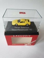 Herpa 1:87 Ferrari Testarossa Herpa - Messemodell 1990 Neu & Ovp