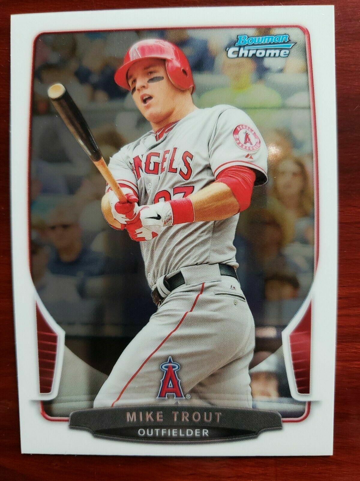 2013 BOWMAN CHROME #50 MIKE TROUT