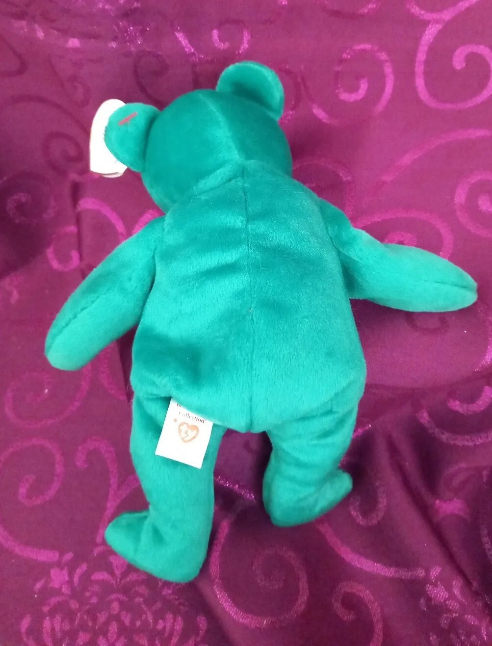 "Erin The Irish Bear" Rare Vintage 1997 Ty Beanie Babies BNWT, Mint