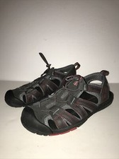 Ozark Trail Mens Size 7 M River Sport Sandal Brown/Black Strappy Toggle