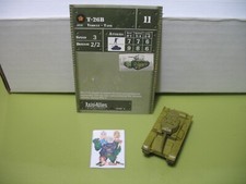  Axis  Allies Miniatures 1939-1945 T-26B with card 23/60 