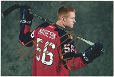 Mike Matheson Autographed 4x6 Color Photo Florida Panthers 2012 Draft A