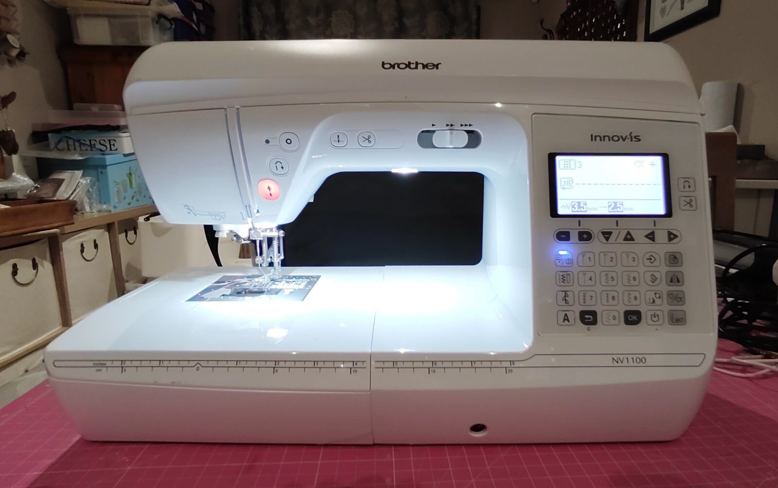 Brother Innovis NV1100 Sewing + Creative Quilting Kit eBay