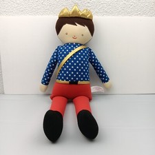 Alimrose Design Handsome Prince Cloth Doll Australia Hand Embroidered Face 18in