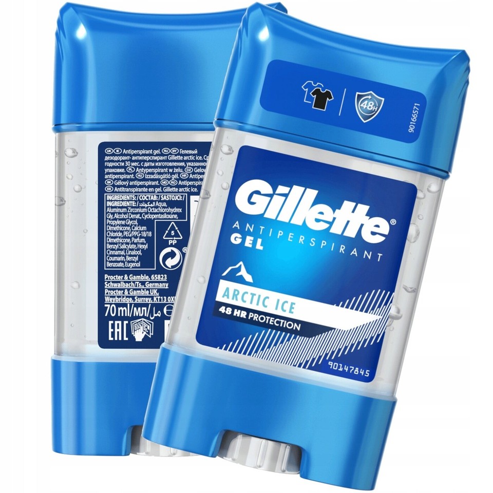 10 x GILLETTE ARCTIC ICE 48h Protection Antiperspirant Deodorant Stick ...