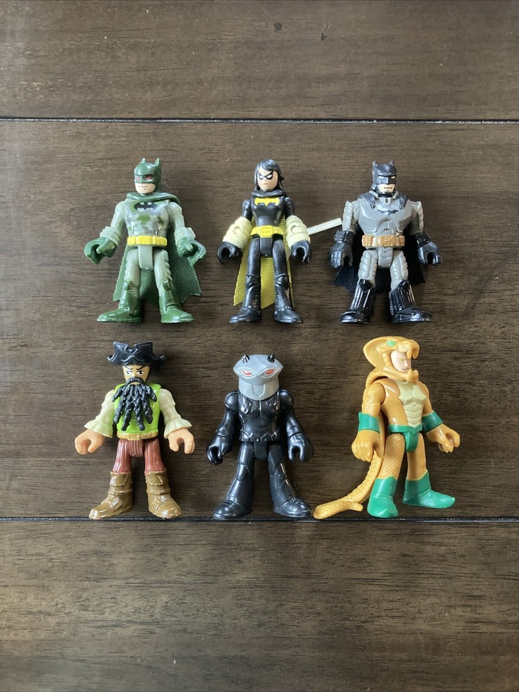 Fisher Price Imaginext Action Figurines Lot Of 6, DC Batman & More!