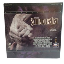 Schindler's List Laserdisc LD 1994 Letterbox 2 disc Liam Neeson Steven Spielberg