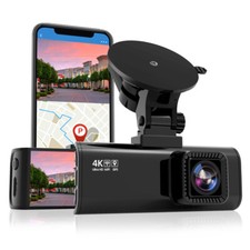REDTIGER 4K Dash Cam Front Single Dash Camera WiFi Smart APP Connect for Cars