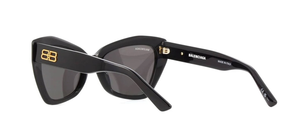 Balenciaga BB0271S Black/Grey (001) Sunglasses | eBay