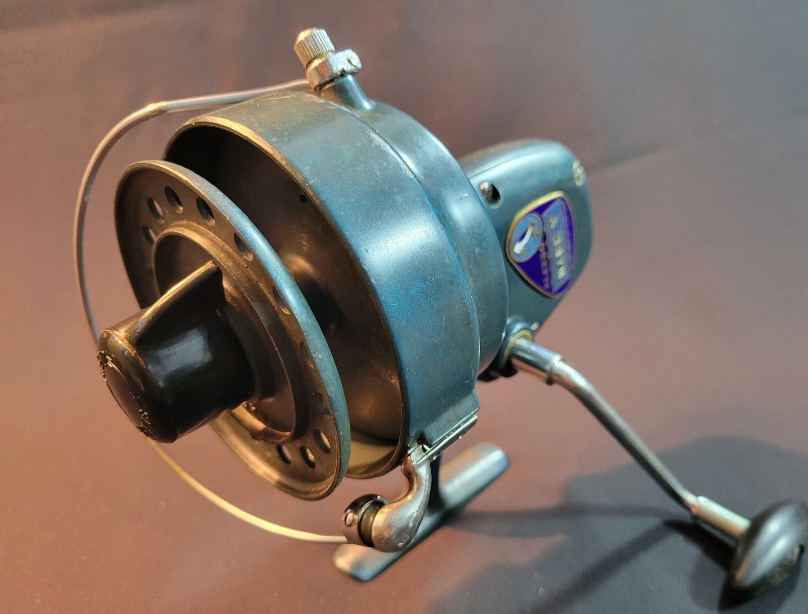 RARE Vintage Alcedo Mark V Spinning Reel Made in Italy eBay