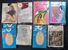 Vintage Panty Hose Nylon 70s Lot Of 11