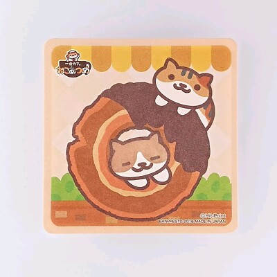 Gozer Cocoa Neko Atsume: Kitty Collector Ichiban Cafe Coaster From Japan