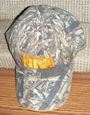 FRIENDS OF NRA HAT Camouflage Camo Cap adjustable Back Made in USA
