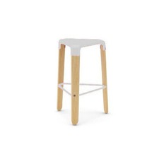 INFINITI sgabello PICAPAU KITCHEN STOOL H 65,3 cm gambe in faggio naturale