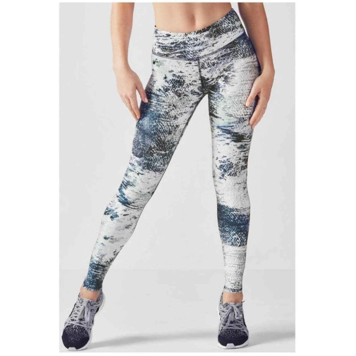 Fabletics powerhold Salar Fossil Print Leggings