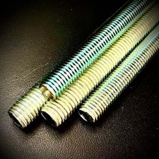 Threaded Bar Rod Stud Metric Zinc BZP Mild Steel 500mm