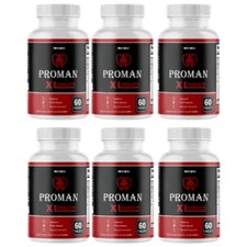Proman XL Vitality and Energy Support Nutritional Supplement, 6 Bottles