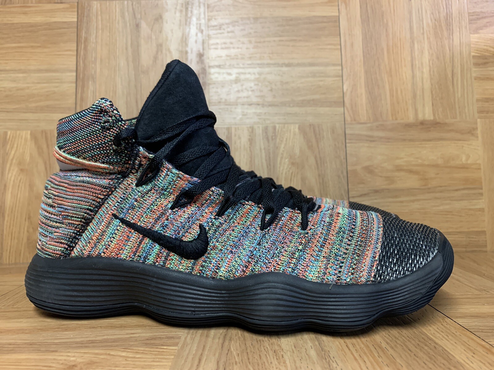 nike hyperdunk flyknit multicolor